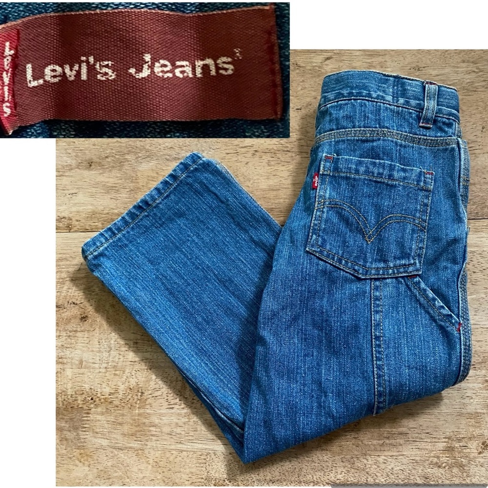 Vintage Levi’s Boy’s Sz 7 Reg Denim Carpenter Jeans